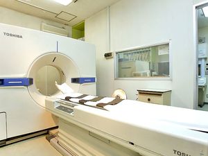 機能訓練室のCT装置  