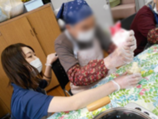 楽しむ活動中の居室