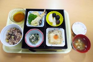 健康的な食事例膳