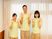 笑顔のスタッフ3人