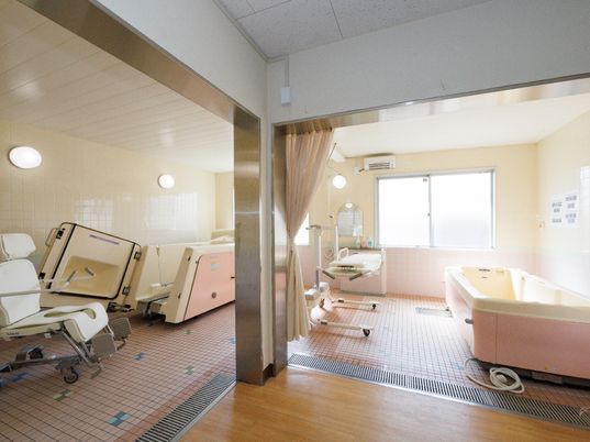 清潔感のある入浴設備