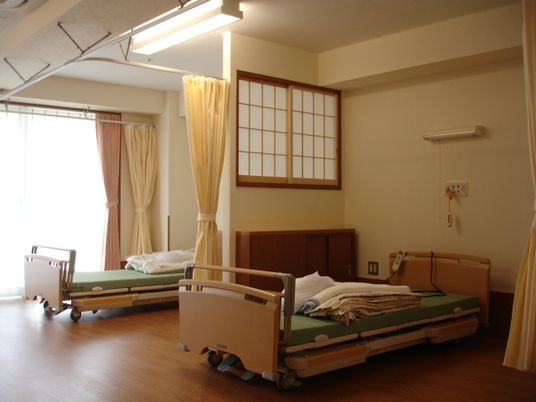 穏やかな居室の一角