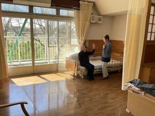 広くて明るい居室