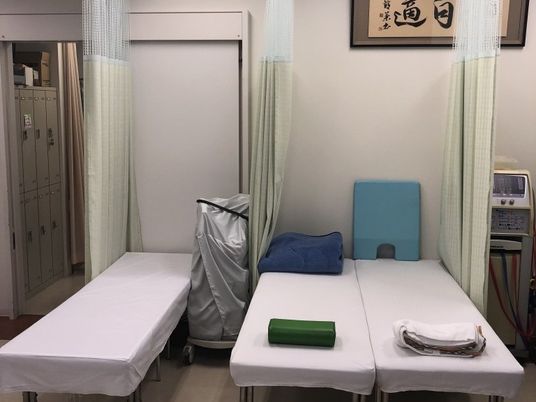 訓練用ベッドの部屋  