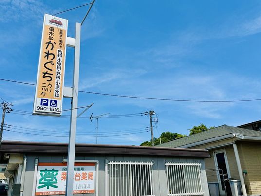 かわぐちクリニック看板外観