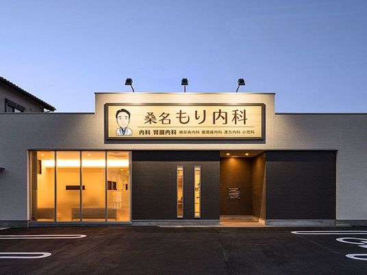 夕方の建物外観  