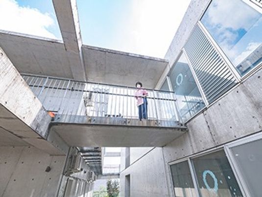 明るい廊下