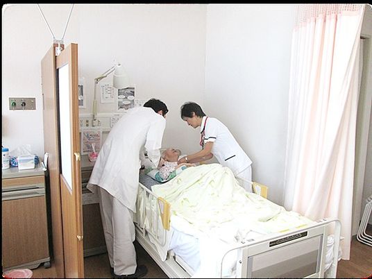 医療的ケアの様子
