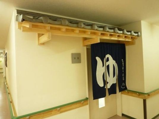 和風の休憩スペース入口