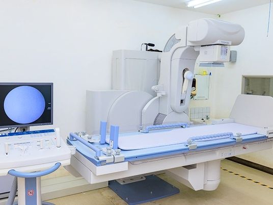検査機器のある機能訓練室  