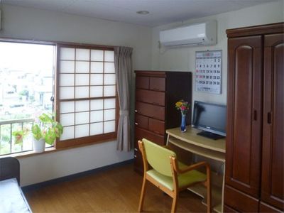 居心地の良い居室の一角