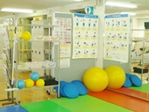 機能訓練室の遊具  
