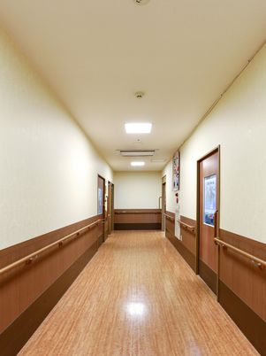 清潔感のある廊下