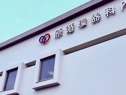 原環器科の看板外観  