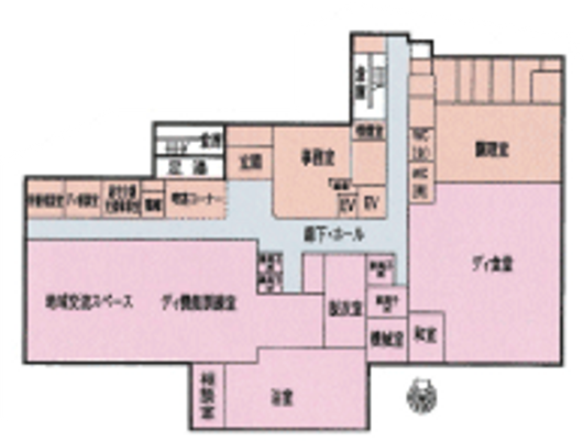 施設の間取り図