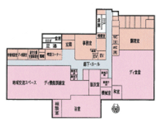 施設の間取り図