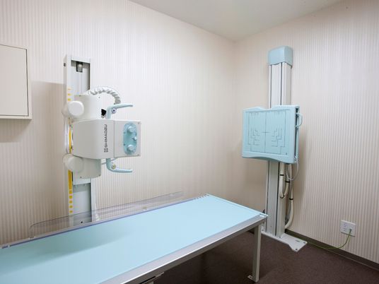 機能訓練室の検査台  