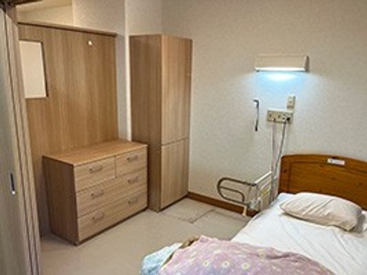 木目調の居室  