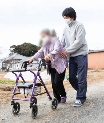 スタッフと利用者の交流