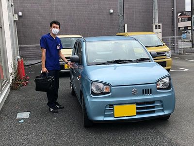 出発直前のスタッフ