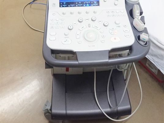 検査機器のある室内  
