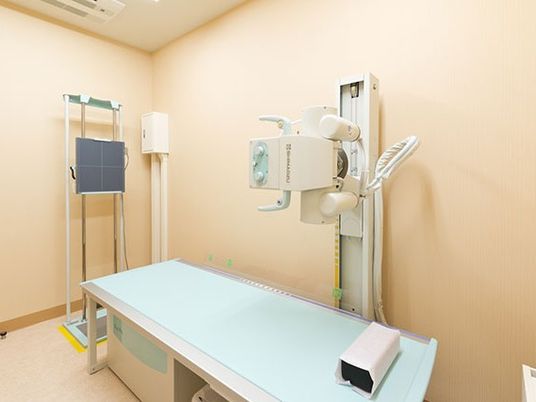 機能訓練室の検査台  