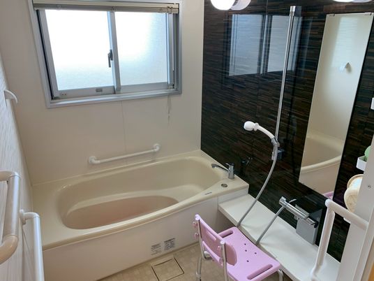 快適な入浴が可能な浴室