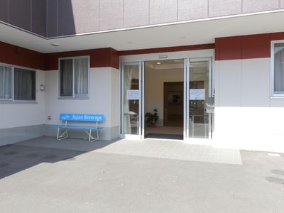 清潔感のあるエントランス