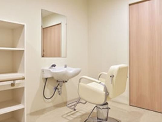 理美容室の清潔な設備