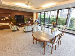 リビング風の共有スペース