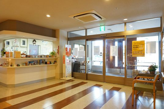 エントランスと受け付け
