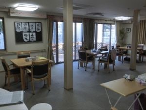 広々とした職員ダイニングエリア