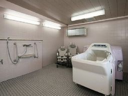 バリアフリーの洗浴設備