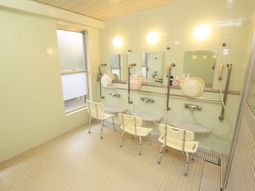 清潔な手洗いスペース