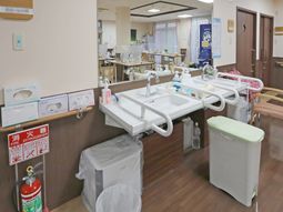 清潔感のある手洗い空間