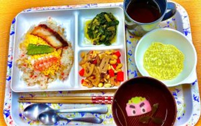 食事の盛り付け