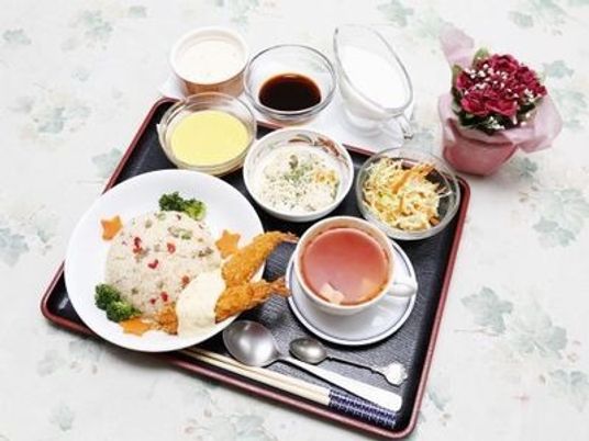 食事の盛り付け