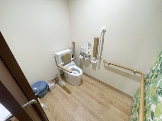 安全な設備のトイレ