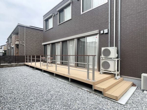 落ち着くテラス