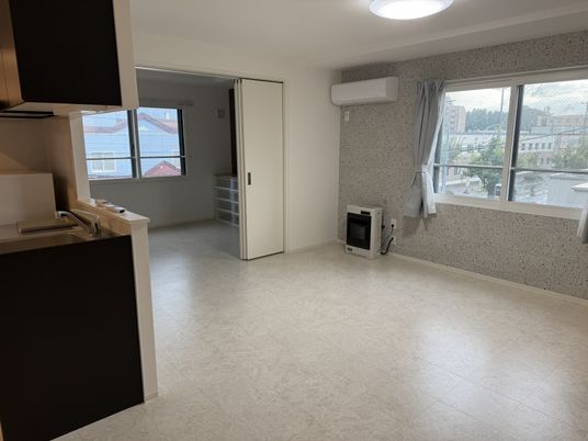 明るいリビング