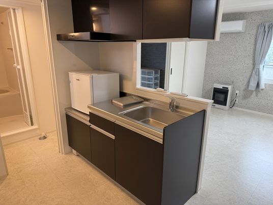 居室スペースのキッチン