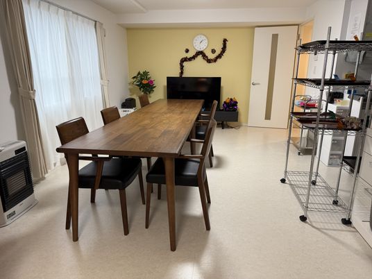 自然光が入る部屋