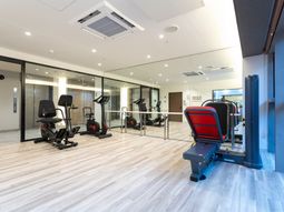 運動器具のある部屋