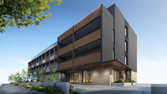 モダンな建物の外観