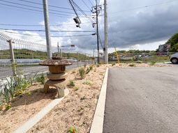 交通の便が良い場所の外