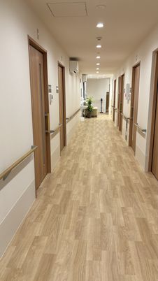 明るい廊下