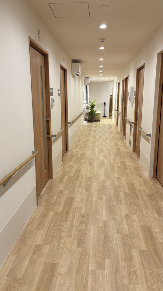 明るい廊下