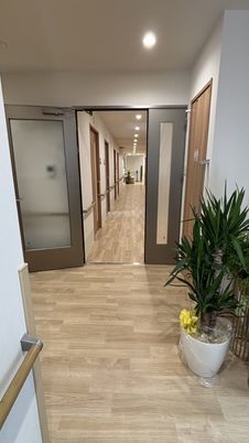 明るい廊下