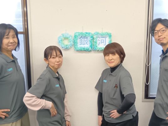 スタッフ集合の廊下  