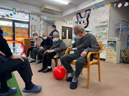 楽しそうな室内活動の部屋